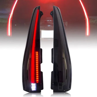 Smoke LED Tail Lights For 2007-2014 Cadillac Escalade / ESV Rear Lamps