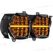 LED Double Headlight Projector Hi/Lo for Harley Road Glide 2015-2023