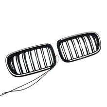 Front Bumper Grill Bumper Grille With LED Light For BMW X3 F25 2011-2013 Double Line