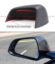 For 2020-2024 Tesla Model Y Matte Carbon Fiber Add-On Side Mirror Covers Cap