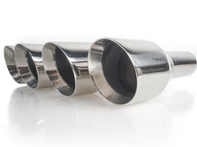 Pair Quad 4" Out Exhaust Tips 2.5" In Fit Ford Mustang S550 2.3L EcoBoost 15-23 / Challenger 2008–2023 (3.6L V6 SXT/GT, 5.7L V8 R/T)