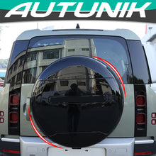 Gloss Black Rear Spare Tire Cover For Land Rover Defender 2020-2023 Wheel Cover