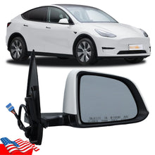 13Pin For Tesla 2020-2023 2024 Model Y White Right Side Mirror Power Fold Heated