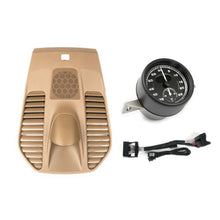 Beige Dashboard Center Chrono Cover Panel with Stopwatch Clock Kit Fits Porsche 911 991 Carrera Turbo GT3 2012-2018
