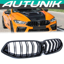 M8 Style Glossy Black Front Kidney Grill for BMW 8-Series G14 G45 G16 840i M850i 2019-2024