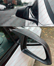 For 2017-2025 Tesla Model 3 Direct Add-On Dry Matt Carbon Fiber M Style Side Mirror Covers Caps