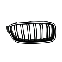 Gloss Black Front Kidney Grille Upper Radiator w/ LED Lights For 2013-2018 BMW 3 Series F30 320i 328i 335i Sedan