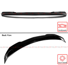 For 2020-2025 Cadillac CT4 V Blackwing Style Gloss Black Highkick Rear Trunk Spoiler Wing