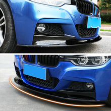 Carbon Look Front Splitter Lip For BMW 3 Series F30 F31 2012-2018 M Sport