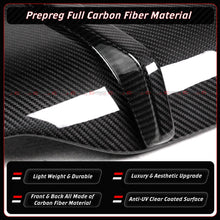 For 2021-2025 Tesla Model S V1 Style Full Carbon Fiber Rear Bumper Diffuser Valance