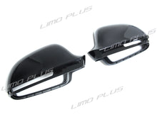 Gloss Balck Mirror Cover Caps Replace for AUDI A3 A4 B8 S4 A5 8T S5 Q3