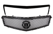 For 2013-2014 Cadillac ATS Front Upper Grille & Trim Molding 2PCS Gloss Black
