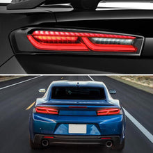 Clear Lens LED Tail Lights For Chevrolet Chevy Camaro 2016-2018 w/Sequential Siganl