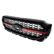 Red/Black Front Upper Bumper Grille Fit For 2021-2023 Ford F-150 F150 Platinum New