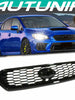 Black Front Upper Bumper Grille for Subaru WRX STi 2018-2020