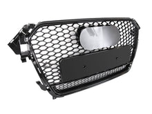 Gloss Black Front Mesh Grille For AUDI A4 B8.5 S4 2013-2015 2016 fg147