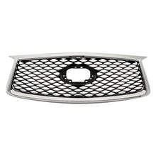 Chrome Front Bumper Mesh Grille For 2019-2023 Infiniti QX50 W/ Camera Hole