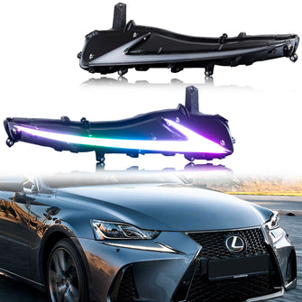 RGB LED Daytime Running Light for Lexus IS IS250 IS200t IS300 2017-2020 DRL KIT