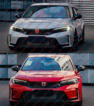 For 2023-2025 Honda Civic Type-R FL5 White Front Bumper Replacement LED DRL Fog Light