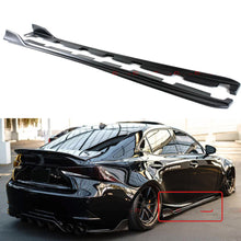 Primed Black For 2014-2020 Lexus LEXUS IS200t IS300 IS350 AR Style Side Skirt Extension Splitters