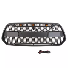 Black Front Bumper Grille With Light Fit For Ford Transit 2014-2020