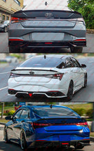 For 2021-2024 Hyundai Elantra N-line Style Rear Trunk Spoiler Wing Gloss Black