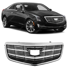 For 2015-2019 Cadillac ATS Front Bumper Upper Grille Chrome Black Grill 22879629