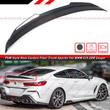 Carbon Fiber Rear Trunk Spoiler Wing For 2019-2025 BMW 8-Series G15 840i m850i M8 F92 Coupe