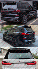 For 2019-2026 BMW X7 G07 M60i GT Style Gloss Black Rear Roof Spoiler Wing Extension