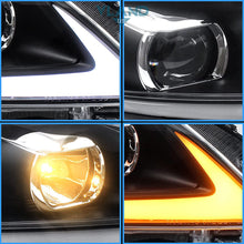 VLAND LED DRL Projector Headlights For Toyota Corolla 2011-2013 – Black Housing, Clear Lens, Pair