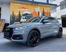 Gloss Black Front Fog Light Cover Grille Bezels For AUDI Q5 NON-Sline 2018 2019 2020