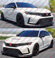 For 2022-2026 Honda Civic MU Style Full Carbon Fiber Side Mirror Cover Cap W/ Light - Direct Replacement