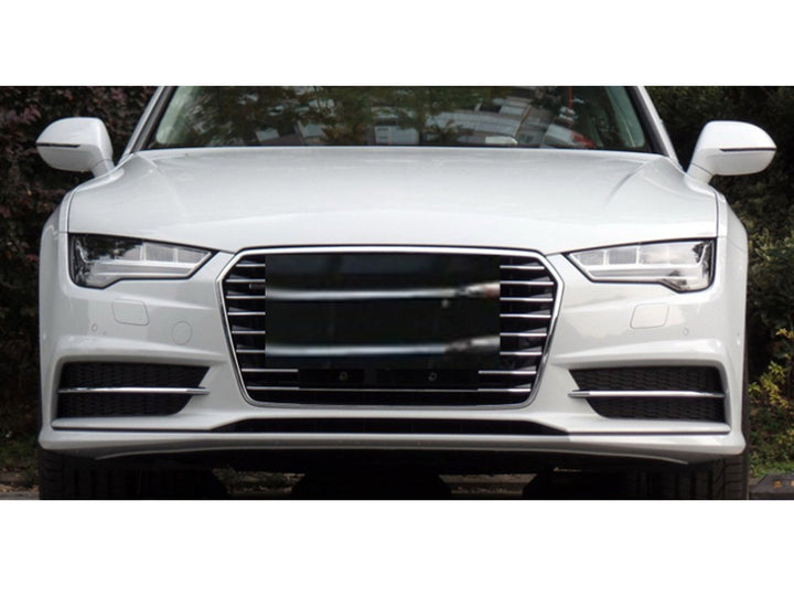 Grille Antibrouillard Avant Pour Audi A7 S-Line S7 2012-2015 - En ABS, Noir, Design Sportif