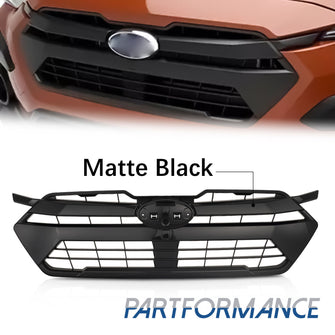 Front Bumper Upper Grille For 2024 Subaru Crosstrek Black Mesh Grill J1010FN500