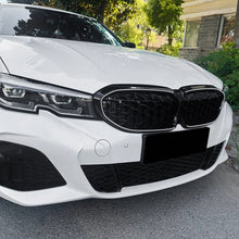 Glossy Black Front Kidney Diamond Grille W/ LED For 2019-2022 BMW G20 330i M340i
