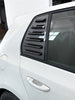 Car Rear Side Window Louver Shutter Cover for VW Golf MK6 2010-2013