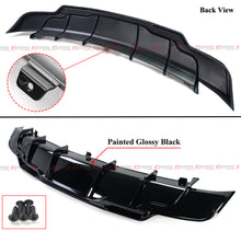 For 2017-2023 Tesla Model 3 Performance Gloss Black Rear Bumper Diffuser w/ Extensions