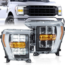 LED Reflector Headlights For 2021-2023 Ford F-150 F150 Front Lamps LH&RH Pickup