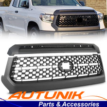 2pcs Matte Black For 2014-2021 Toyota Tundra Front Grille&Hood Bulge Molding Set