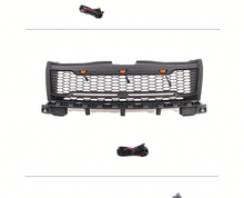 Black Front Bumper Upper Grille Fits For 2007 - 2010 Ford Edge Grill W/Light