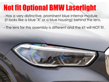 Clear Headlight Lens Cover Pair For BMW X5 X6 G05 G06 X5M X6M 2019-2021