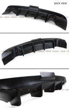 Black Shark Fin Rear Bumper Diffuser Kit For 2003-2007 Infiniti G35 Coupe