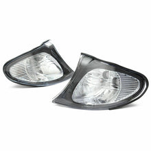 Pair Crystal Clear Lens Front Bumper Corner Lights For BMW E46 3-SERIES 4DR Sedan 2002-2006