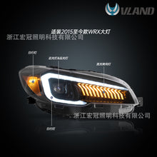 VLAND LED Headlights Assembly Sequential Front Lamps for Subaru WRX 2015-2021