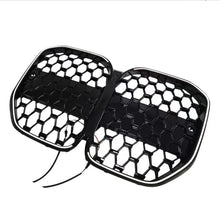 Black Diamond Front Bumper Grille w/ LED Light for BMW 4 Series G22 G23 430i M440i 2021-2026