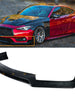 RS Style Double-Deck PU Front Bumper Lip Spoiler For 2017-2022 Infiniti Q60