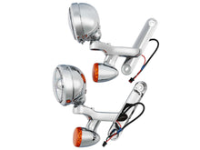 4.5" LED Fog Lights for Harley Street Electra Glide Road King 94-23