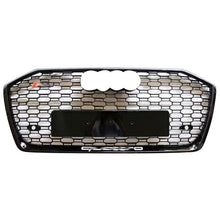 RS6 Honeycomb Front Black Grill For Audi A6 S6 C8 2019-2024