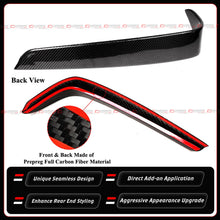 For 2023-2026 Toyota GR Corolla Full Carbon Fiber Rear Bumper Side Vent Trim Garnish