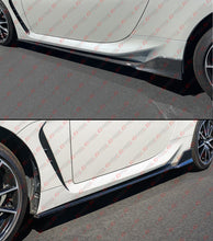 For 2022-2026 Toyota GR86 Subaru BRZ ZN8 R Style Carbon Fiber Side Skirt Extension